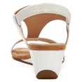 thumbnail image 5 of Alfani Womens Vacanza Faux Leather Wedge Sandals, 5 of 5