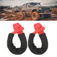 thumbnail image 1 of Synthetic Soft Shackle For Boating ATV  2Pcs Recovery Soft Shackle 35 Tons Breaking Strength Lightweight Rope Shackle For Truck Large SUVs Offroad Vehicle, 1 of 8