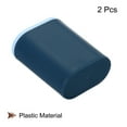 thumbnail image 3 of Uxcell Plastic Pen Holder Pencil Cup Storage Box Desktop Organizer, Blue 2 Pack, 3 of 5