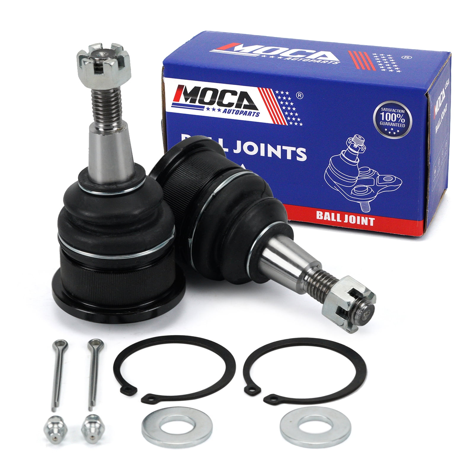 MOCA AUTOPARTS 4x Front Upper & Lower Ball Joints Fit for 1999-2000 Chevrolet Silverado 2500 & 2001-2010 Chevrolet Silverado 2500 HD & 2001-2006 GMC Sierra 3500 & 2003-2009 Hummer H2