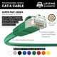 thumbnail image 2 of Piezas de instalación de cables Ethernet CAT6 con arranque UTP de 7,6 m, color verde, 2 of 6