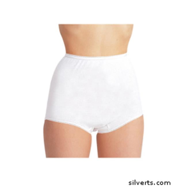 Silverts 180000104 Womens Cotton Briefs Cotton Panties For Elderly