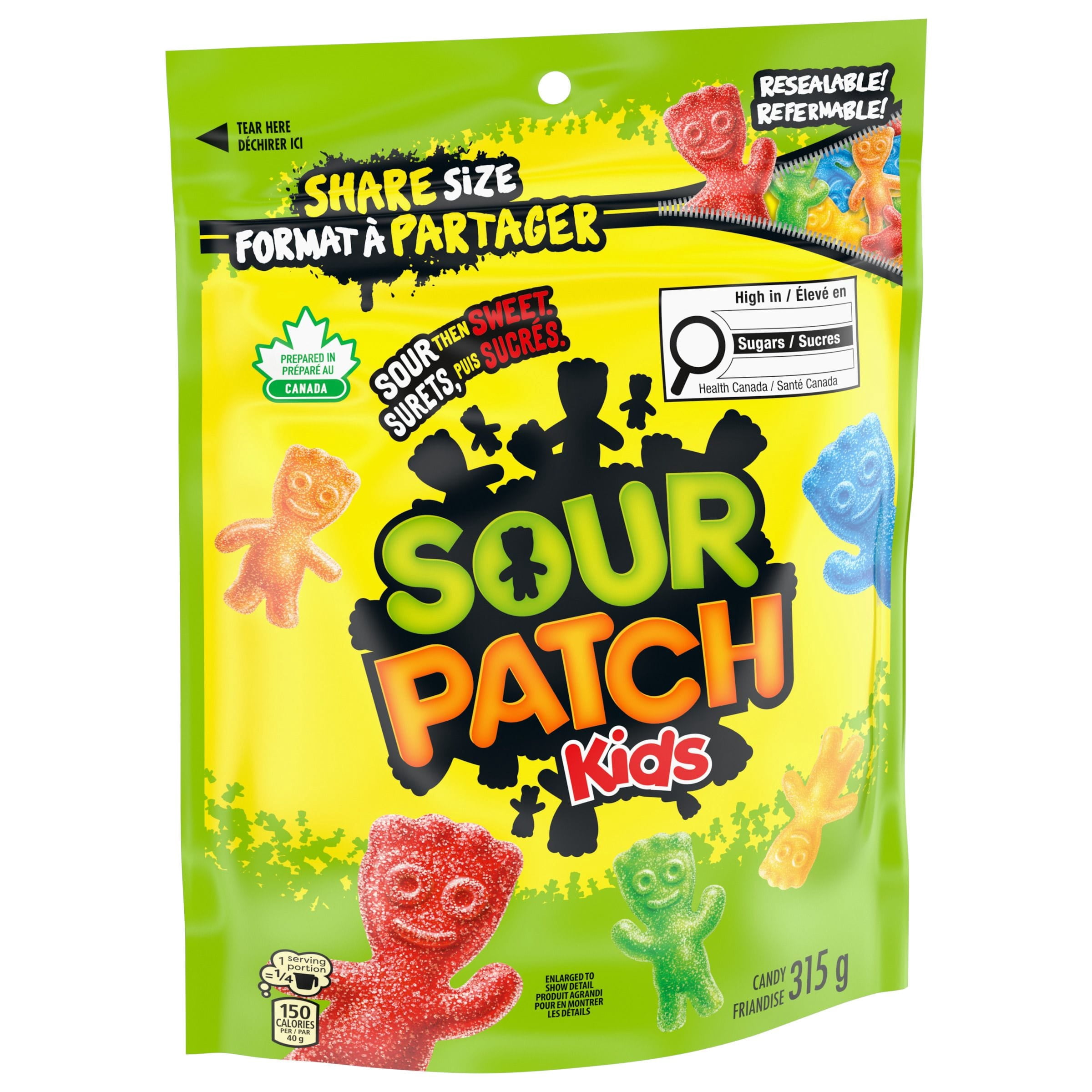 Sour Patch Kids Original Candy, Gummy Candy, Sour then Sweet, Sharing Size