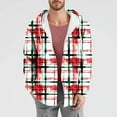 thumbnail image 2 of Moxiu Men's Flannel Hoodie Shirts 2025 Lightweight Casual Button Down Lined Plaid Shirt Jackets for Men Long Sleeve Hooded Coats with Pocket Beige,XXL, 2 of 5