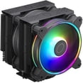 thumbnail image 2 of Cooler Master Hyper 622 Halo White - Disipador de aire para CPU de doble torre, ventilador Halo² PWM de 120 V, doble bucle ARGB, 6 tubos de calor de cobre, niquelado, 154 mm de alto, AMD Ryzen AM5|AM4, 2 of 5