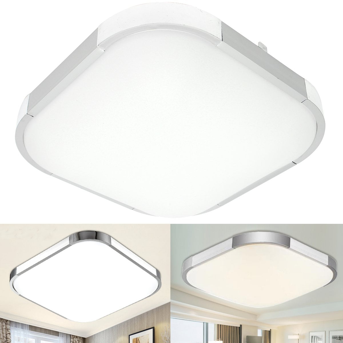 Moaere 24 36 48w Led Square Ceiling Light Warm White Dimming Pendant Lamp Mount Fixture For Living Room Bedroom Home Decor Moaere 24 36 48w Led Square Ceiling Light Warm White Dimming Pendant Lamp Mount Fixture For Living Room Bedroom Home Decor