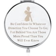 thumbnail image 1 of LQRI Remy Quote Makeup Mirror Mouse Chef Gift Ratatouille Merchandise Little Chef Pocket Mirror Movie Gift, 1 of 7