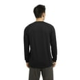 thumbnail image 2 of Sport-Tek Long Sleeve Performance Crew (ST700LS) Black, 3XL, 2 of 2