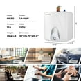 thumbnail image 7 of CAMPLUX 6-Gallon 1.44KW Mini Tank Point of Use Electric Water Heater with 2 Years Warranty, 120 V, 7 of 7