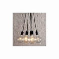 thumbnail image 4 of Spider Pendant Light E27 Industrial Retro Fitting Black Shade DIY Adjustable Length with 1.5m Cable 5 Arms (No Bulb), 4 of 5