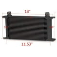 thumbnail image 3 of PIT66 19 Row AN10 Thermostat Adaptor Engine Transmission Racing Oil Cooler Kit Universal, 3 of 4