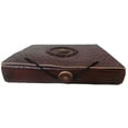 thumbnail image 4 of Genuine Leather Journal with Gemstone Inlay – Handcrafted Embossed Notebook for Writing, Sketching & Gifting, 4 of 6