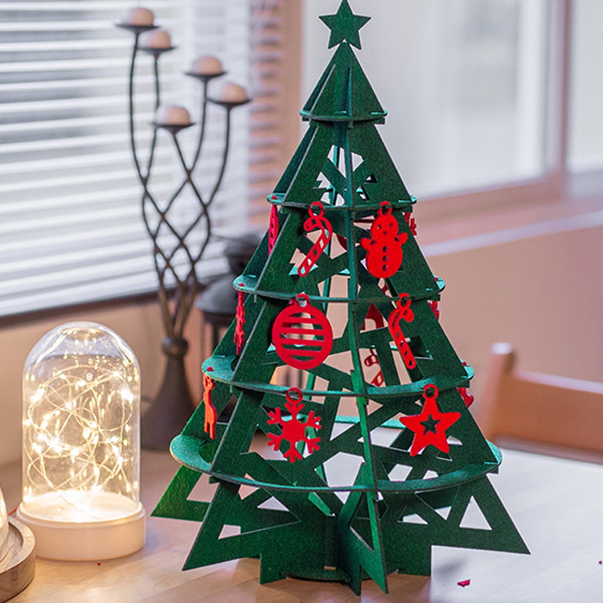 Mini Christmas Tree Home office Desk Xmas Decor Party Ornaments Gift 5  Types | Walmart Canada
