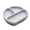 Gray, variant on Bumkins Baby and Toddler Silicone Grip Dish, Kids Plate for Ages 6 months+ in Gray