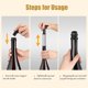 thumbnail image 5 of Wine Saver con 4 tapones de vacío, tapón de vino, sellador de botellas reutilizable para mantener el vino fresco Bomba de vino con 4 tapones brillar Electrónica, 5 of 5