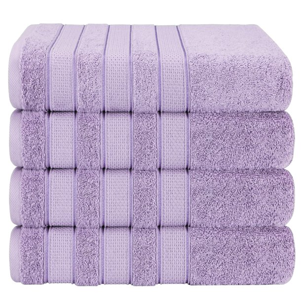Juego de Toallas de Baño American Soft Linen Salem 69x137 cm 600 GSM Lila