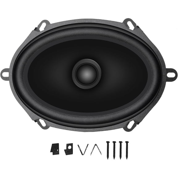 Dual Cone Car Speaker,6x9 Door speakers,Full Range,65W Max, 4 Ohm,Wide Frequency Response,Enhanced Bass,Polypropylene Cone,Rubber Surro Dual Cone Replacement Auto Speaker