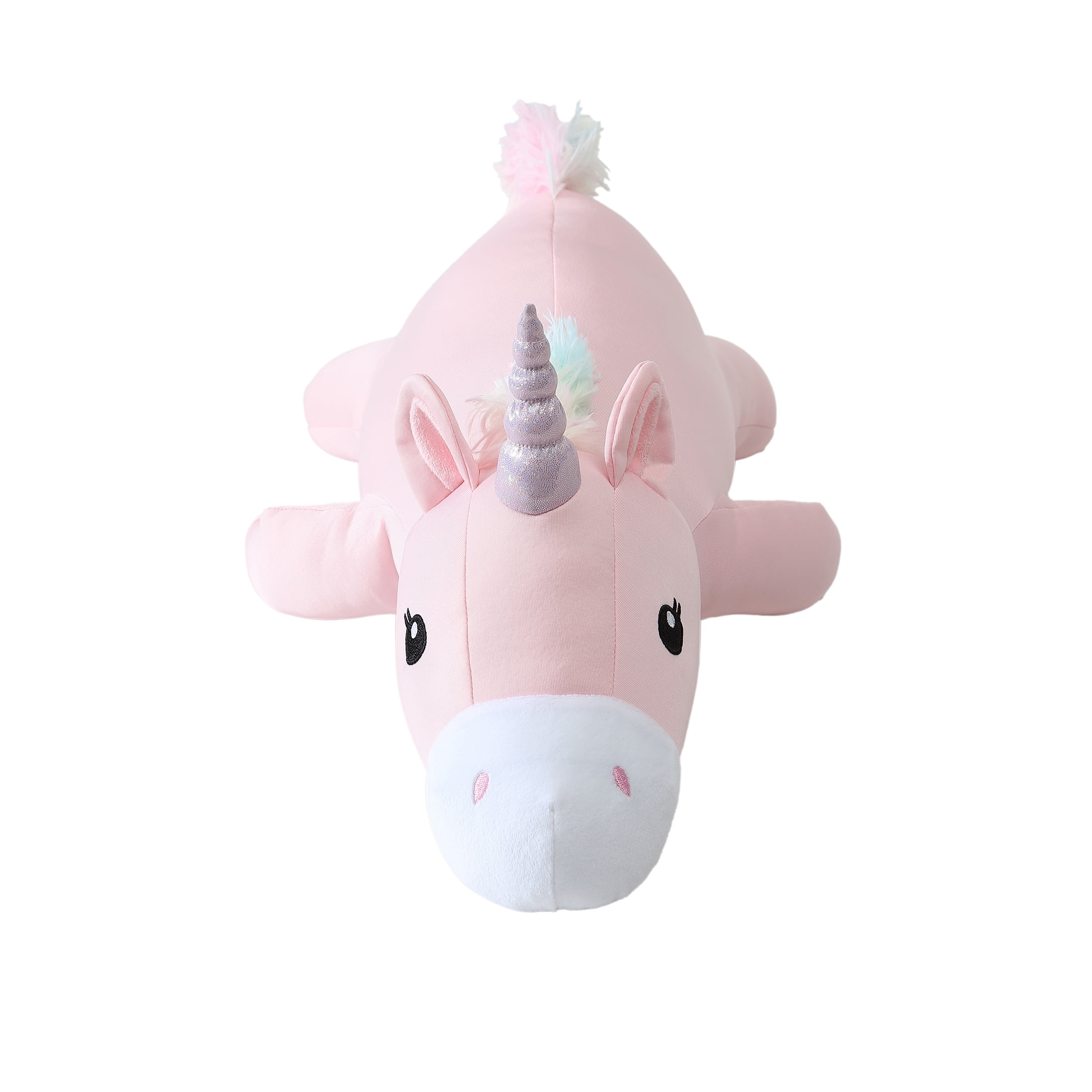 Your Zone Kids Pink Unicorn Cooling Plush Pillow, 20 in x 7 in