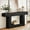 Black, variant on Tribesigns 63-Inch Long Console Table, 2-Tier Entryway Table Sofa Table with Storage