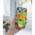 thumbnail image 5 of FINCIBO Soft Rubber Protector Cover Case for Apple iPhone 14 6.1" 2022, Sunflowers Blue By Van Gogh, 5 of 5