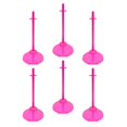 thumbnail image 1 of 6 soportes de exhibición para colección de muñecas, accesorios ligeros para muñecas de 26 a 30 cm. Rosa rosa, 1 of 8