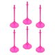 thumbnail image 1 of 6 soportes de exhibición para colección de muñecas, accesorios ligeros para muñecas de 26 a 30 cm. Rosa rosa, 1 of 8
