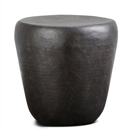 Simpli Home - Garvy Metal Side Table - Antique Copper