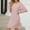 Pink, variant on Fall Dresses For Women 2025 Sevevn Womens Solid Color Crew Neck Dress Vacation Loose Dresses Fitted Short Dress with Pockets