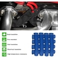 thumbnail image 3 of YWC-8 PCS Spark Plug Wire Boots, 6 Inch 1200° Automotive Heat Shield Thermal Protection Insulator Sleeve Cover, Fireproof Spark Plugs Protect Boot Replacement, Car Accessories (Blue), 3 of 4