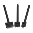 thumbnail image 4 of Filfeel Leather Punch,Leather Perforated Tool,3Pcs Leather Perforated Tool Black Tooth Durable Quick Easy DIY Leather Craft Tool Kits, 4 of 8