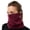 Burgundy Wine, variant on Merino.tech Unisex Merino Wool Neck Gaiter, Black, Single Pack