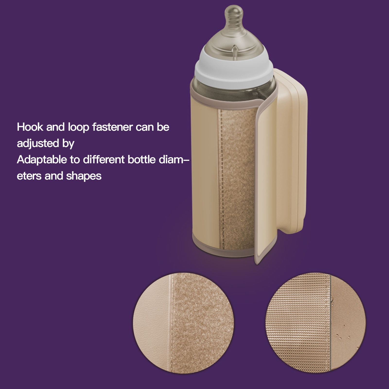 YAHHU Baby Milk Bottle Warmer USB Rechargeable Temperature Control Portable Universal Travel Bottle Heater for Infant Newborn