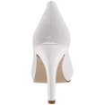 thumbnail image 6 of Benjamin Walk 843379058513 Touch Ups Joyce Womens Pumps, White - Medium 10, 6 of 7