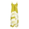 thumbnail image 3 of Vestido de Verano Casual de las Mujeres, Impresión Plegada Casual de Verano, Vestido de Cuello en V sin Mangas de Camis, 3 of 8