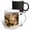 Multicolor, variant on 3drose, Ellen Clapsaddle – Cute Girl with Big Pink Rose, 11oz Two-tone Black Mug