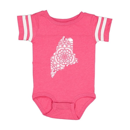 

Inktastic Maine Silhouette Mandala Gift Baby Boy or Baby Girl Bodysuit