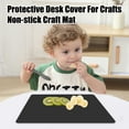 thumbnail image 1 of YAOMOBB Heat-resistant Desk Protector Silicone Craft Mat Non slip Rectangle Large DIY Painting Pad Countertop Easy to Clean, 1 of 7