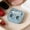 Blue BU, variant on WIZUTIZ Purple Contact Lens Case with Clear Plastic Shell Portable Travel Contacts Storage Box Compact Leak Resistant Organizer for Commute and Trips 1.57*2.36in