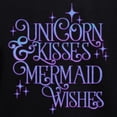 thumbnail image 3 of CafePress - UNICORN KISSES And MERMAID WISHES Sweatshirt - Kids Sweatshirt, Youth Crew Neck Sweatshirt, 3 of 4