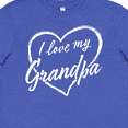 thumbnail image 4 of Inktastic I Love My Grandpa in White Chalk Heart Youth T-Shirt, 4 of 5