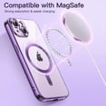 thumbnail image 5 of JETech Electroplated Case for iPhone 14 Plus 6.7-Inch, Camera Lens Full Protection, Compatible with MagSafe Wireless Charging, Shockproof Soft TPU Phone Cover (Purple), 5 of 7