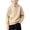 #0218-Khaki, variant on Qiyinn Boys' Fashion Solid Color Knitted Half Zipper Shoulder Insert Long Sleeve Sweater Half High Collar Top | Kids Boys Girls Casual Top Daily Wear School Comfortable Outfit