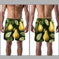thumbnail image 3 of luoweisi Men's Beach Shorts Quick Dry Swim Trunks with Mesh Lining Pear M, 3 of 5