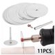 thumbnail image 1 of 11pcs Mini HSS Circular Saw Blade Metal Disc Wheel Blades Diamond Saw Blade Electric Grinding Cutting Disc Rotary Tool, 1 of 5