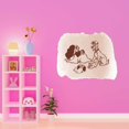 thumbnail image 3 of Cute Cartoon Dog Family Watercolor Wall Design Wall Art Sticker Designs Vinyl Stickers For Home House Walls Rooms Windows Bedroom Decoration Size (20x20 inch), 3 of 3