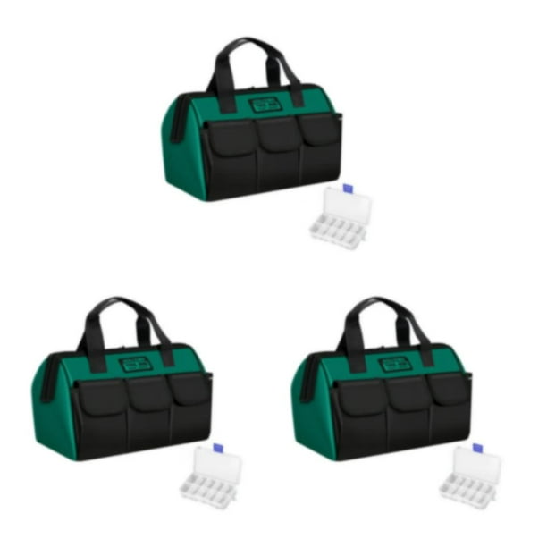 Inteprter Bolsa de herramientas con tira reflectante Tela Oxford Carpintería Bolsas de electricista Caja de almacenamiento multibolsillo Type1 NO1