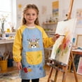 thumbnail image 2 of JAJAHO Kids Art Apron For Girls Boys Toddler Art Smock Supplies Cooking Chef Painting Long Sleeve Waterproof Aprons With Pocket Ages 1-12 Years, 2 of 9