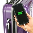 thumbnail image 2 of U.S. Traveler 22" USB Port EZ-Charge Carry-On Spinner, 2 of 6