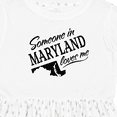 thumbnail image 4 of Inktastic Someone in Maryland Loves Me Girls Toddler Dress, 4 of 5