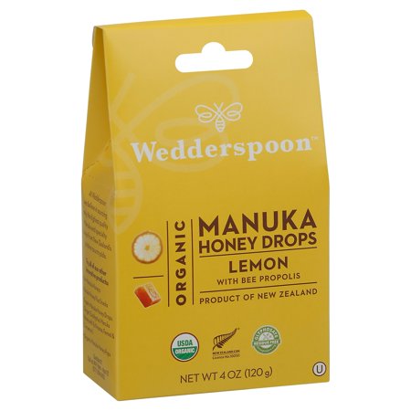 Wedderspoon Manuka Lemon Drops 4 oz (Pack of 6)